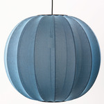 Knit Wit Round Pendant - Black / Blue