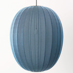 Knit Wit Oval Pendant - Black / Blue