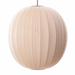 Knit Wit Round Pendant - Matte Black / Sandstone