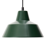 Workshop Pendant - Black / Racing Green