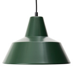 Workshop Pendant - Black / Racing Green