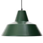 Workshop Pendant - Black / Racing Green