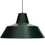 Workshop Pendant - Black / Racing Green