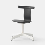 Jiro Swivel Chair - White / Black