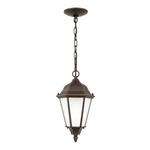 Bakersville Outdoor Pendant - Antique Bronze / Satin Etched