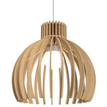 Stecche Di Legno Bloom Pendant - Maple