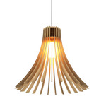 Stecche Di Legno Flare Pendant - Maple