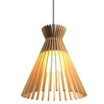 Stecche Di Legno Cone Pendant - Maple