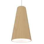 Conical Tapered Pendant - Maple