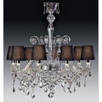 Soda Chandelier - Chrome / Black