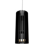 Stecche Di Legno Mini Cylinder Pendant - Matte Black