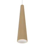 Conical Tall Pendant - Maple