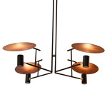 Dot Chandelier - Matte Black / Imbuia