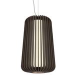 Stecche Di Legno Tall Pendant - American Walnut