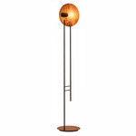 Dot Floor Lamp - Matte Black / Imbuia