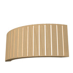 Ripado Horizontal Wall Sconce - Maple / White Acrylic