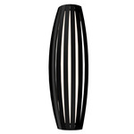 Barril Long Wall Sconce - Matte Black / White Acrylic