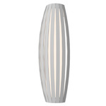 Barril Long Wall Sconce - White / White Acrylic