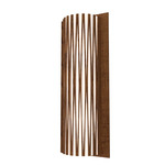 Living Hinges Tall Wall Sconce - Imbuia / White Acrylic
