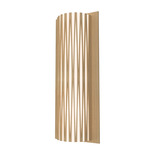 Living Hinges Tall Wall Sconce - Maple Wood / White Acrylic