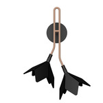 Sakura Wall Sconce - Bronze / Matte Black