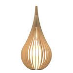 Cappadocia Table Lamp - Maple / White Linen