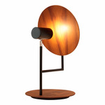 Dot Table Lamp - Matte Black / Imbuia
