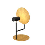 Dot Table Lamp - Matte Black / Blonde Freijo