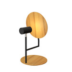Dot Table Lamp - Matte Black / Teak