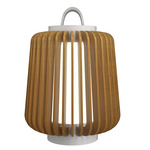 Stecche Di Legno Short Table Lamp - White / Blonde Freijo