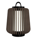 Stecche Di Legno Short Table Lamp - Black / American Walnut