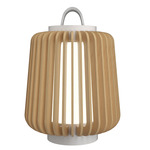 Stecche Di Legno Short Table Lamp - White / Maple