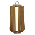 Stecche Di Legno Tall Table Lamp - White / Blonde Freijo