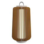 Stecche Di Legno Tall Table Lamp - White / Teak