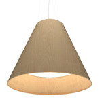 Conical Large Pendant - Maple