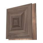 Faceted Square Wall Sconce - American Walnut