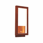 Frame Rectangle Wall Sconce - Imbuia