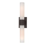 Fulton Bath Bar - Old Bronze / Opal