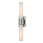 Fulton Bath Bar - Polished Nickel / Opal