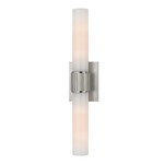 Fulton Bath Bar - Satin Nickel / Opal