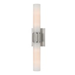 Fulton Bath Bar - Satin Nickel / Opal