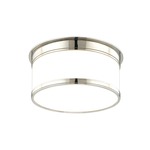 Geneva Ceiling Light - Polished Nickel / Opal