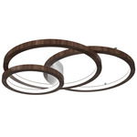 Frame Rings Ceiling / Wall Mount - American Walnut