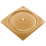 VSF Slim Multi Speed Exhaust Fan with Humidity/Motion Sensor - Satin Gold