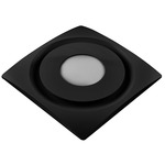 AP Slim Fit Exhaust Fan with Light and Humidity Sensor - Farmhouse Black