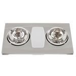 A515 Exhaust Fan with Heater and Light - Satin Nickel