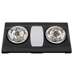 A515 Exhaust Fan with Heater and Light - Farmhouse Black