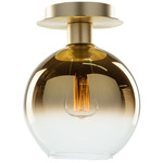 Morning Mist Ceiling Light - Gold / Gold