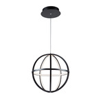 Celestial Orb Chandelier - Matte Black