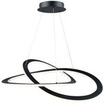 Wave Chandelier - Black